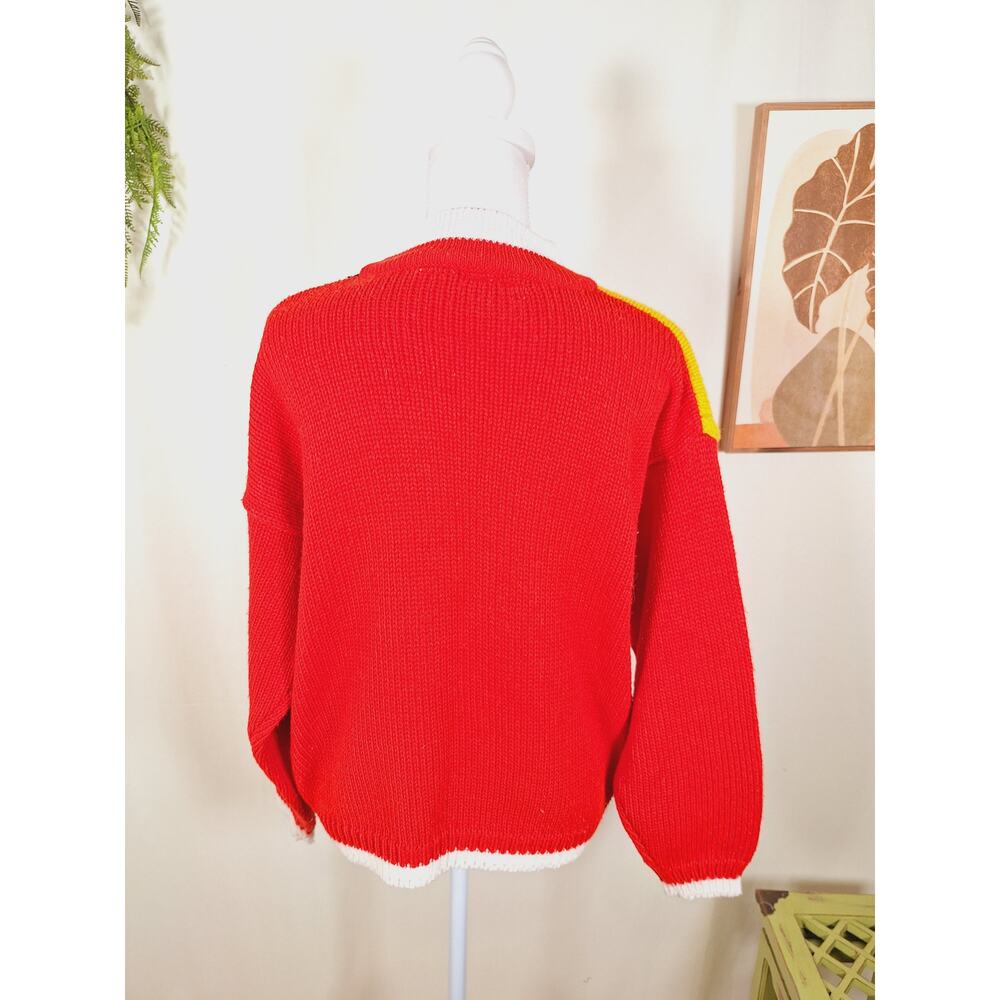Vintage Retro Exclusive Imports Women's Multi-Colored Sweater Size Large - Picture 3 of 7
